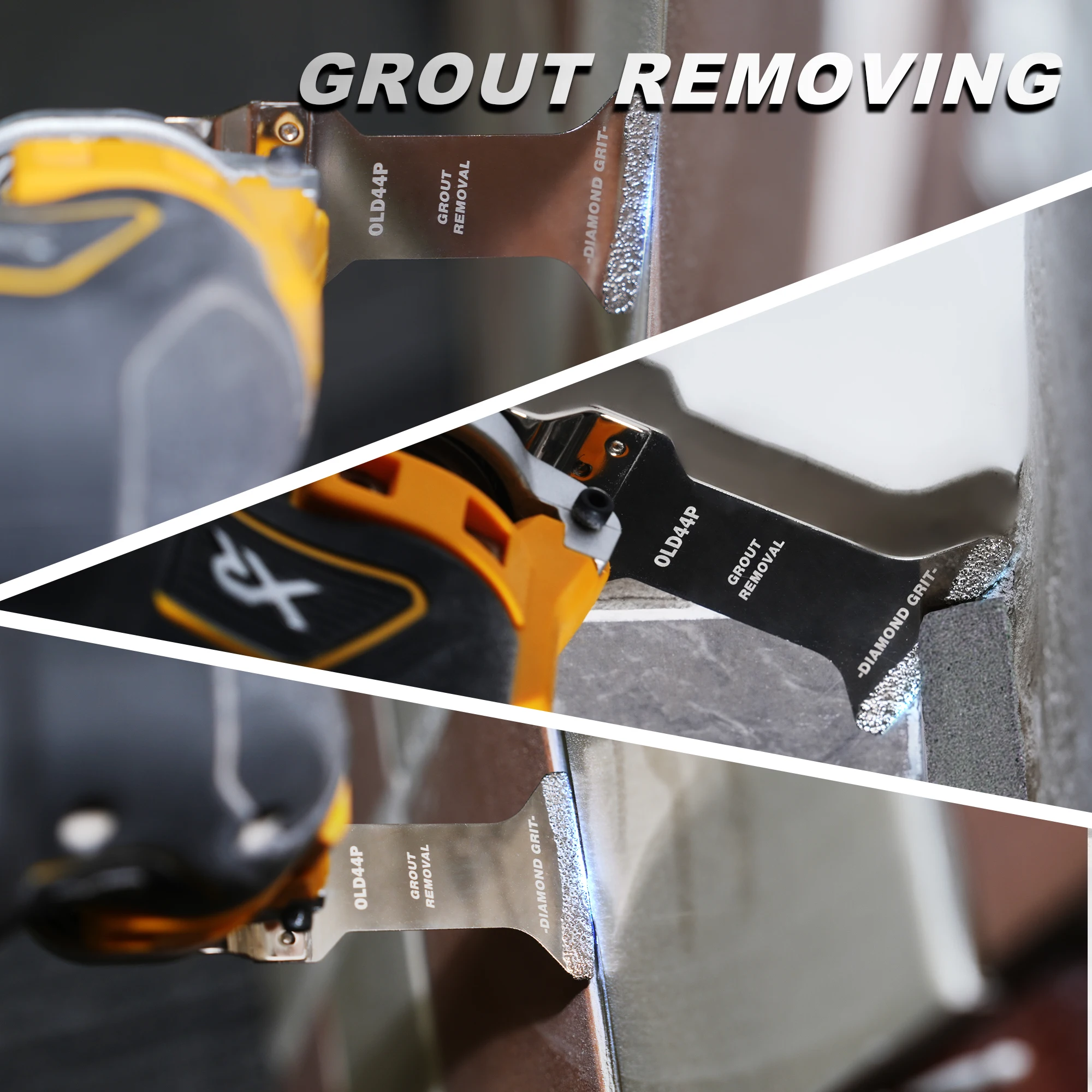 EZARC 3 шт. алмазные осциллирующие лезвия многофункциональный инструмент