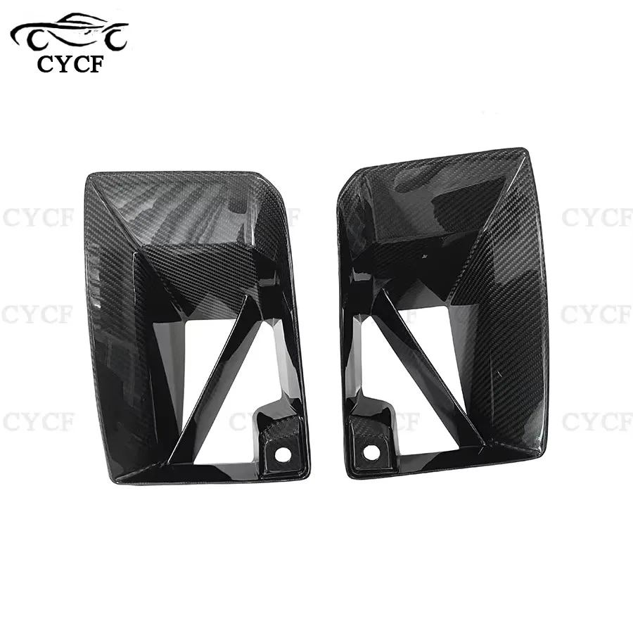 Для BMW M2 G87 2022+ передний бампер из углеродного волокна крышка вентиляционного