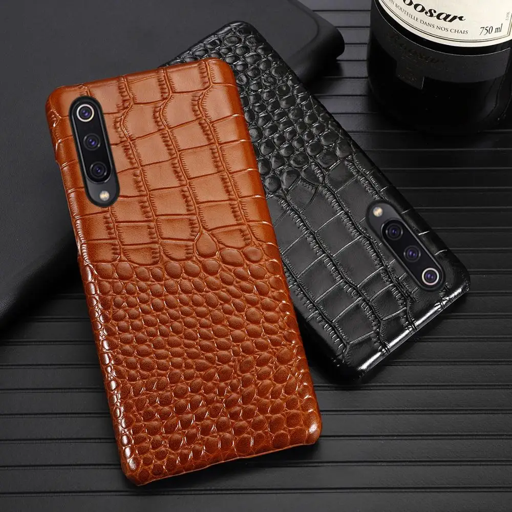 Phone Case For Xiaomi Redmi Note 5 6 7 8 Pro Case Cowhide Cover For Mi 8 9se 9T A1 A2 A3 Lite Poco F1 Y3 Max 2 3 Mix 2s 3 Case