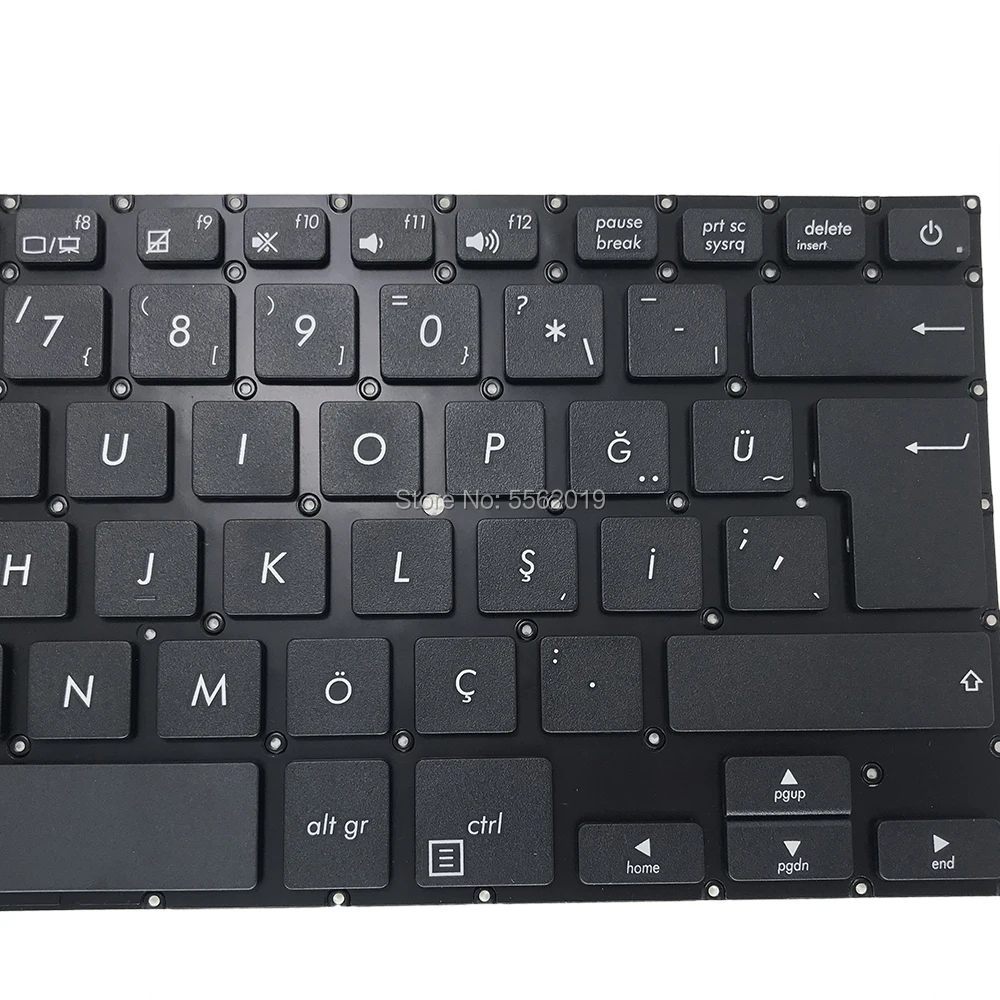 Клавиатура для ноутбука UK GB Turkey для ASUS Vivobook A407 X407 X407UF X407MA, оригинальная новая клавиатура для ПК 0KNB0-F103UK00.
