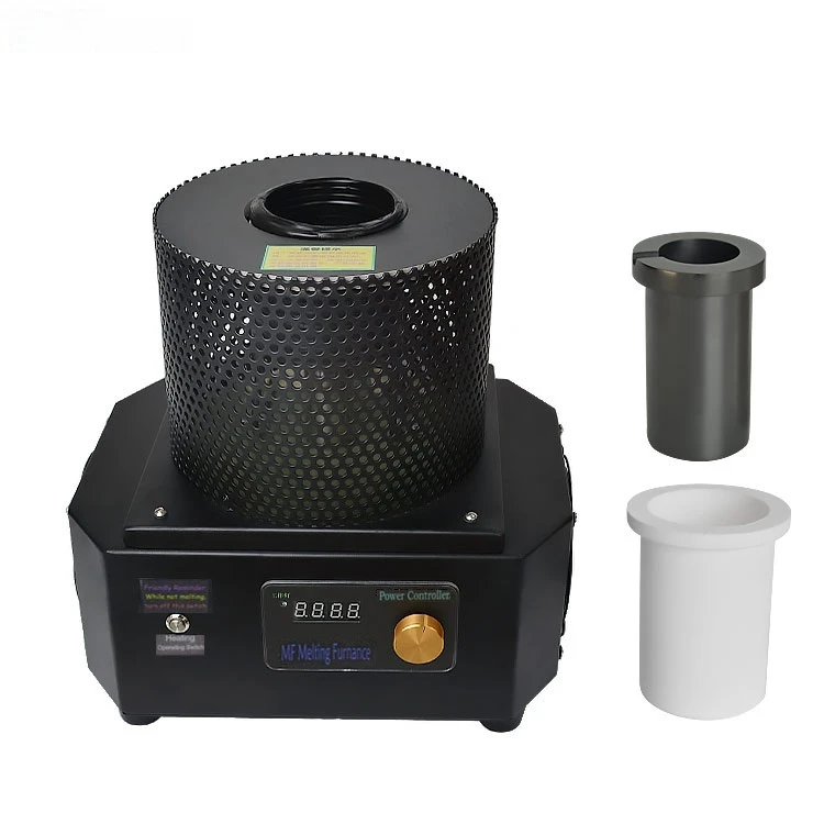 Высокоэффективная безопасная 1 кг Мини Портативная индукционная печь для плавки