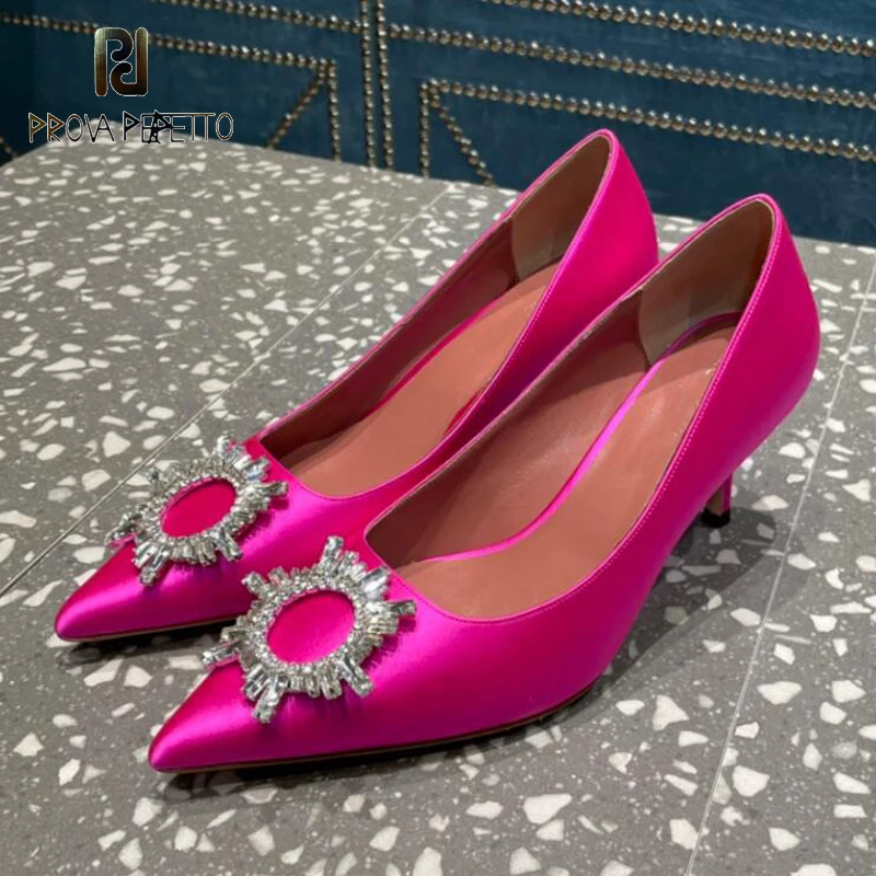 

Женские свадебные туфли без застежек, с острым носком, на шпильке 7 см