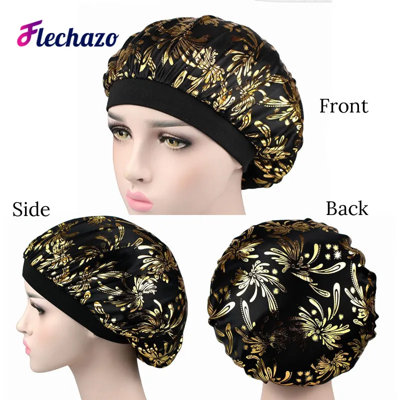 5Packs Satin Sleeping Cap Soft Night 