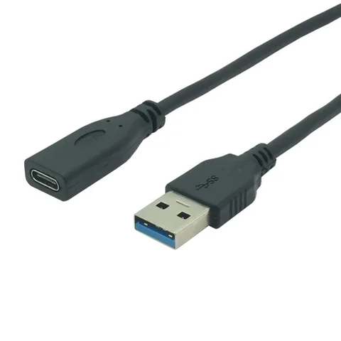 Кабель USB C «мама» — USB «папа», адаптер зарядного устройства типа C — USB A, совместимый с Galaxy Note 10 S22 S21 S20+ Plus Ultra