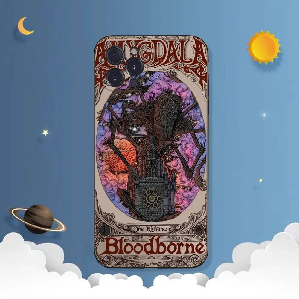 Чехол для телефона Bloodborne iPhone 15 6 7 8 Plus 11 12 13 14 Pro SE 2020 MAX Mini X XS XR задняя крышка