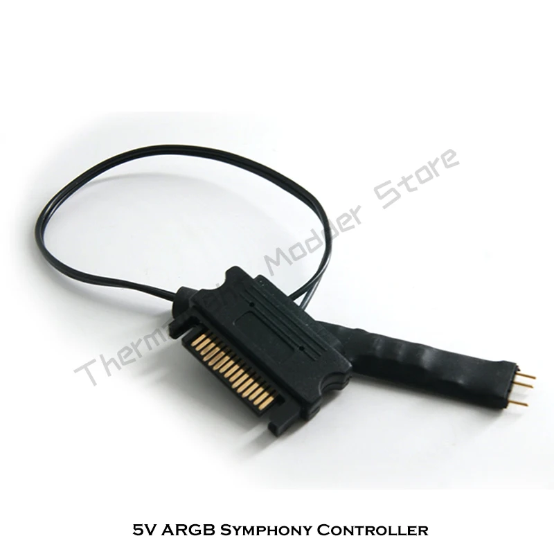 RGB контроллер с ручным управлением 5 В 3 контакта на SATA преобразователь источника