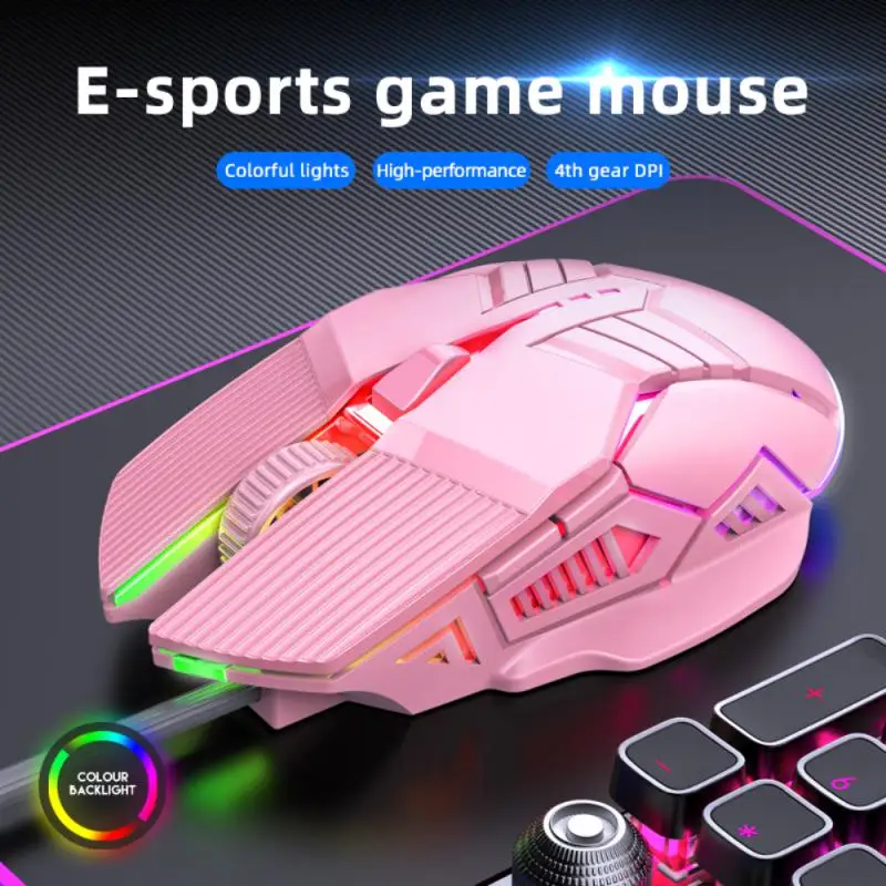 

Мышь игровая Проводная, 1000 DPI, USB 2,0, 3 кнопки