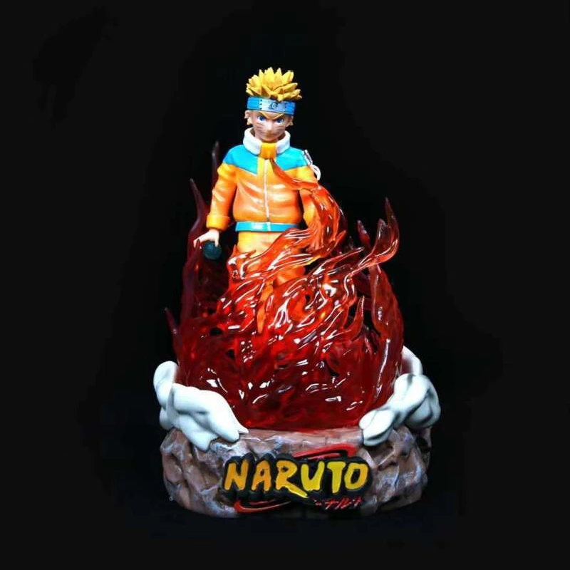 

Anime Naruto Childhood Uchiha Sasuke Juvenile Naruto Can Glow Scene Model Pvc Action Figure Collection Statue Toys Boys Gifts