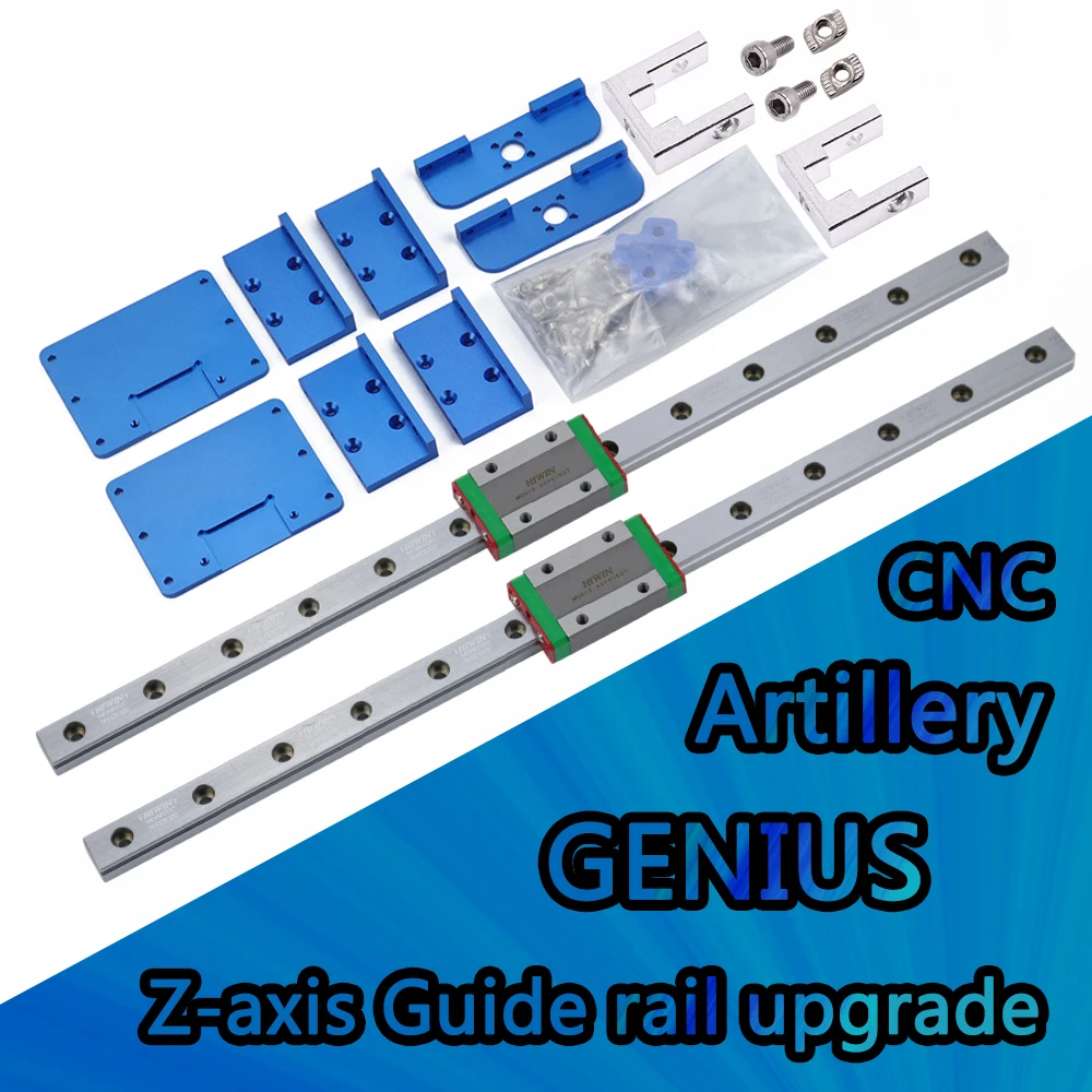 Dual Z Axis Hiwin Rails Upgrade CNC Aluminum Kit MGN12H Applies To The Artillery Sidewinder X1 SW-X2 Genius Pro 3D Printer