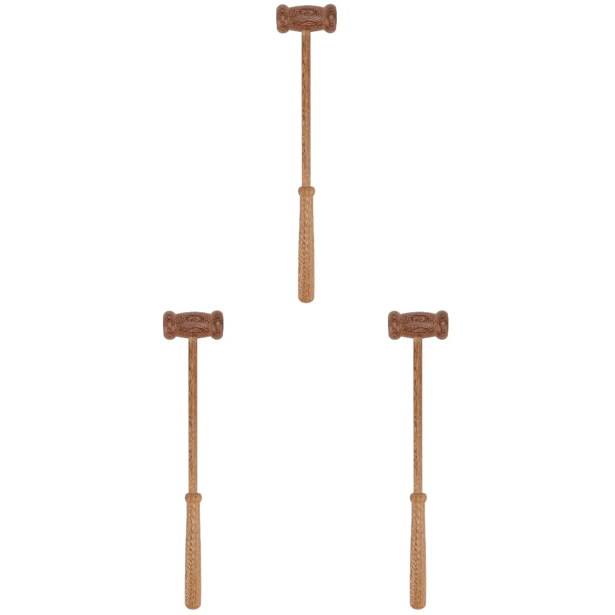 

3 pcs Body Tapping Wooden Hammer Handheld Body Massager Hammer Tool