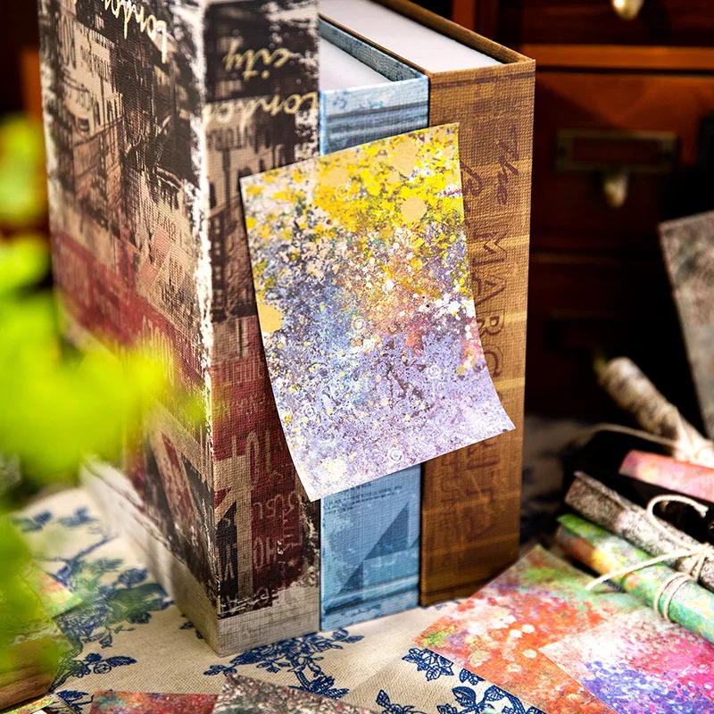 

40 листов, декоративная бумага для рисования в стиле ретро