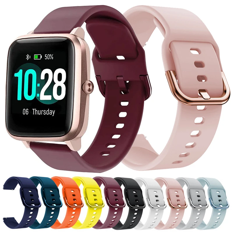 Ремешок для часов Correa ID216 силиконовый сменный Браслет с принтом - Цена: 248