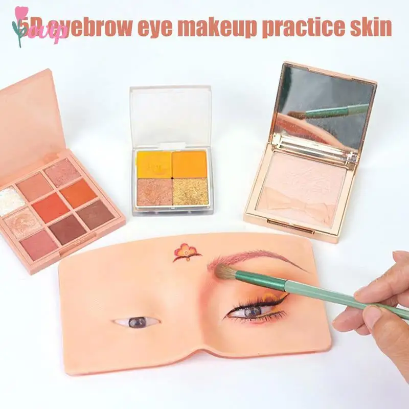 

Premium 5D Eyebrow Tattoo Practice Skin Eye Makeup Training Skin Silicone Practice Pad for Makeup Beauty Academy
