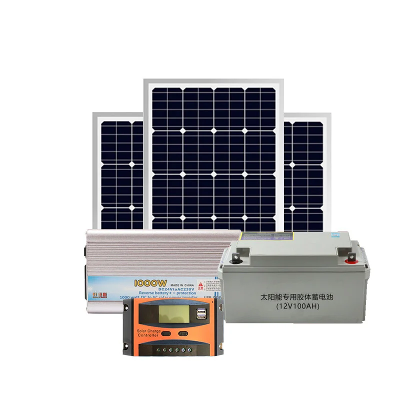 

1000 Вт, полный комплект, бытовая система солнечной энергии, контроллер заряда солнечной панели, вход 12 В, выход 220 В, инвертор, а/ч, гелиевая бат...