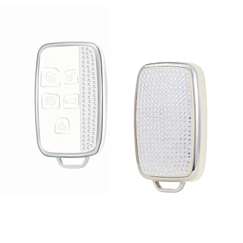 

Diamond +TPU Key Case Key Cover Suitable for Range Rover/Autobiography Discovery Sport Freelander Defender Star Pulse