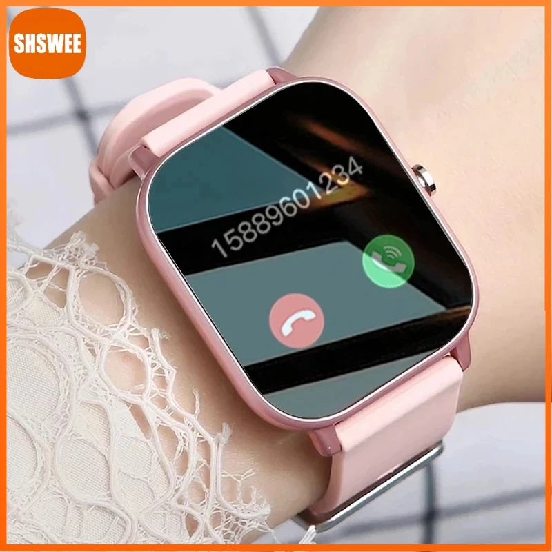 

For Xiaomi Huawei 2022 New Smart Watch Women Full Touch Bracelet Fitness Tracker Blood Pressure
