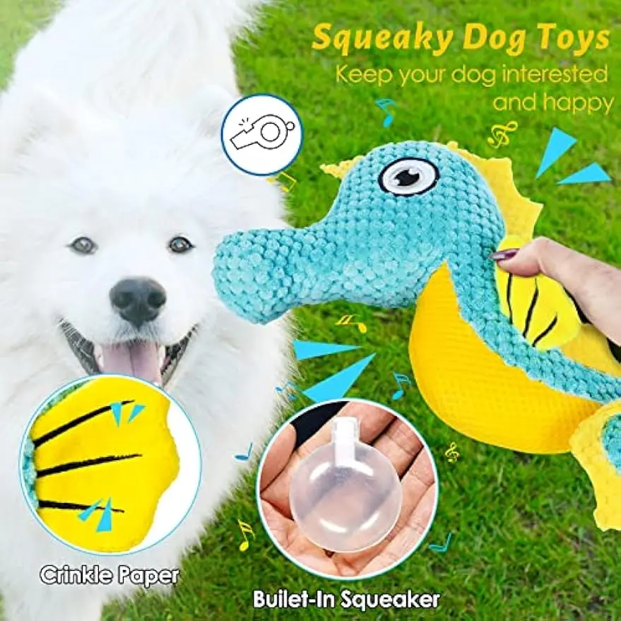 

Dog toys Press to make sounds Highly effective interactive toys Increase animal interest Dog chew toys Gifts for Pets