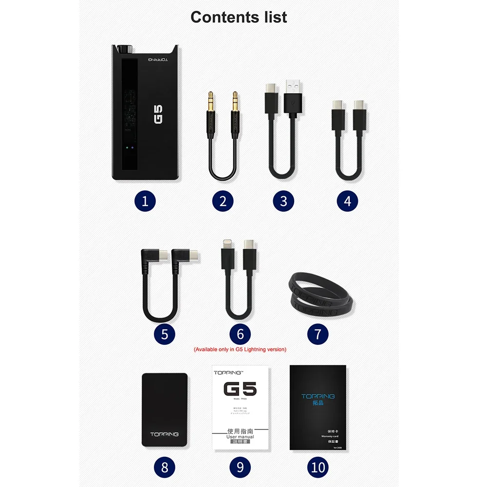 TOPPING G5 Bluetooth Портативный USB ЦАП Усилитель для наушников ES9068AS чип Hi-Res Audio PCM768 DSD512 3 5 +