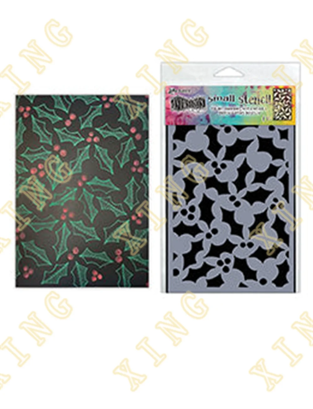 

New Small Jolly Holly Decor Diy Layering Stencils Graphics Painting Scrapbooking Stamp Ornament Album Embossed Template Reusable