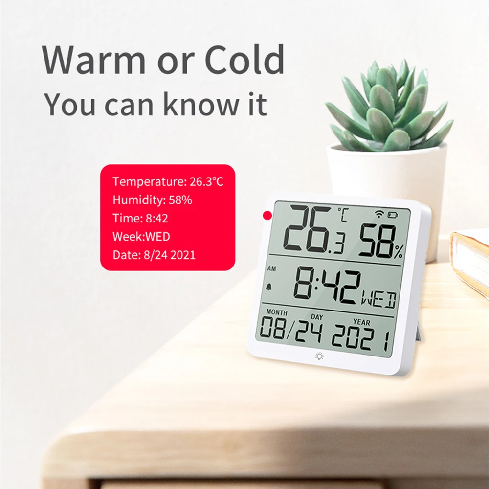 Электронный гигрограф FUTUKNIGHT Smart Zigbee цифровой сенсор с Wi-Fi для дома и улицы датчик
