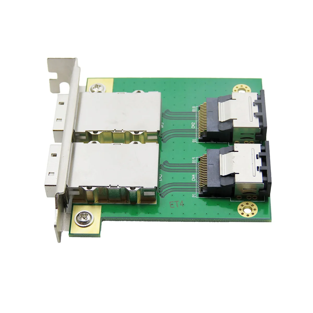 Двойные порты Mini SAS внутренняя стандартная внешняя карта адаптера HD SFF-8087 Sas26P PCI