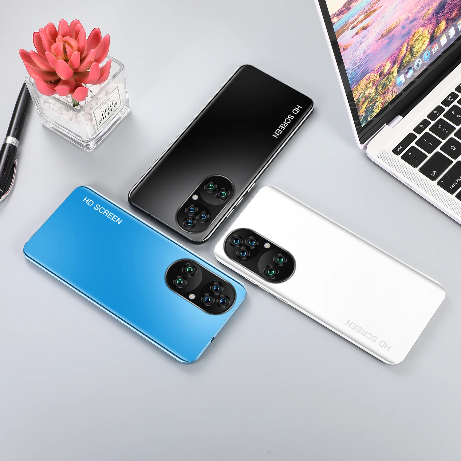 Смартфон P60 Pro 7 8 дюйма Android 11 16 + 512 ГБ 5 камер 5600 мА · ч |