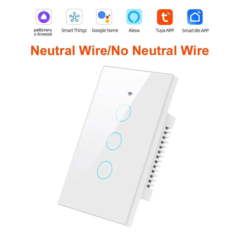 

Tuya Smart Life сенсорный выключатель WiFi+Bluetooth