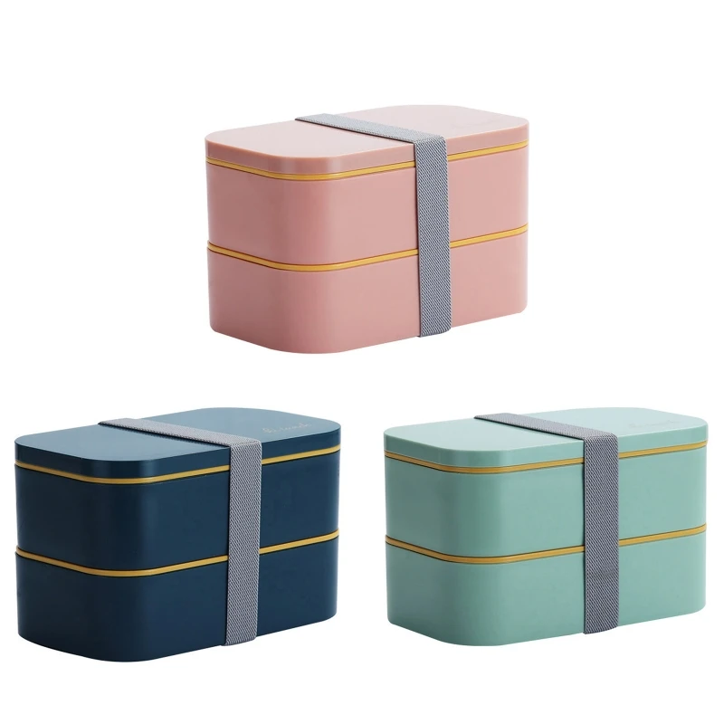 

Bento Box Lunch Boxes with Reusable Cutlery Set 2-Tier Leakproof Insulated Microwave Dishwasher & Freezer Safe Drop Shipping