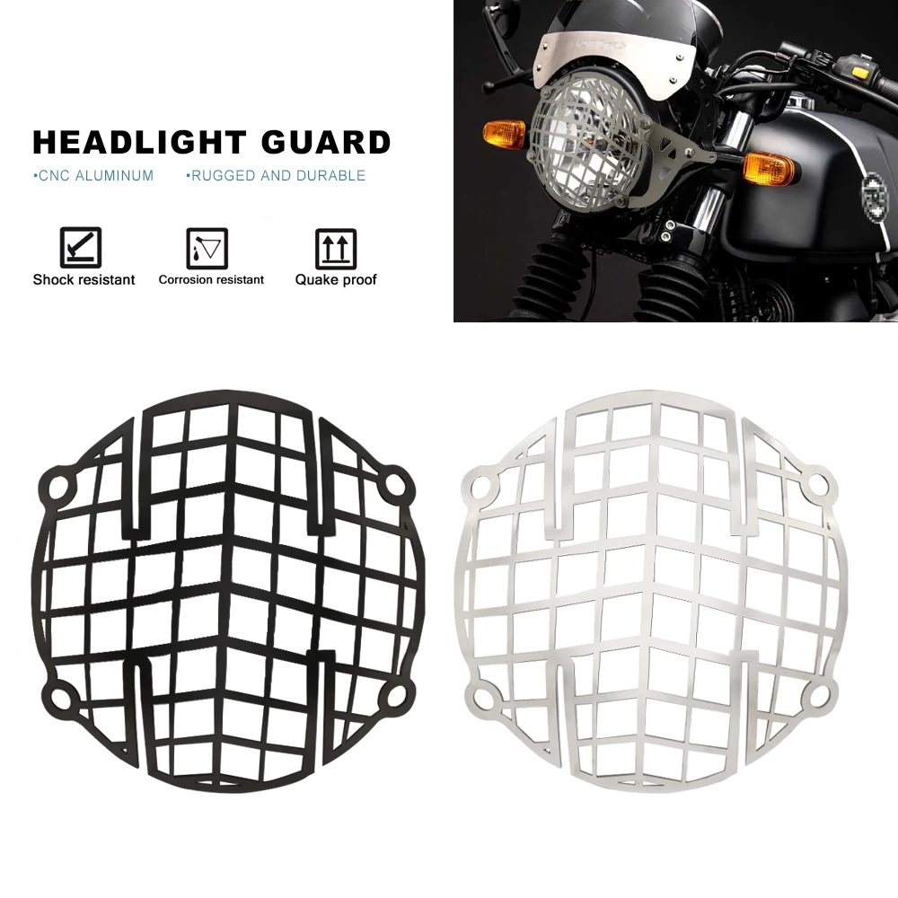 

Motorcycle Accessories Headlight Guard Grille Grill Cover Protector For Interceptor 650 Continental INT650 GT650