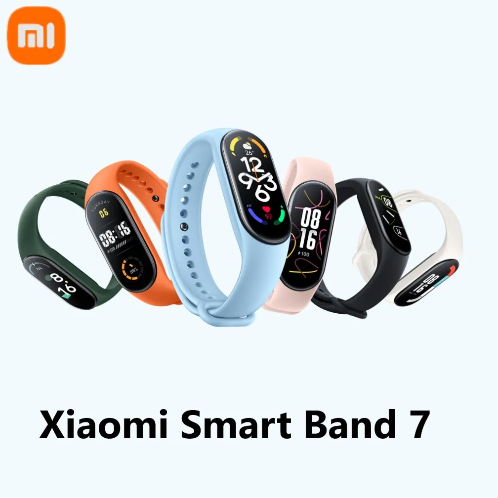 

Фитнес-браслет Xiaomi Mi Band 7 с ЖК-дисплеем 1,62 дюйма