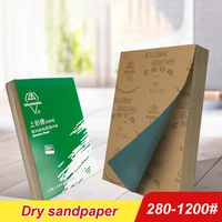 5pcs 280 1200 grit sandpapers dry polishing sanding dry abrasive sanded sandpaper paper sheet surface finishing made 230x280mm