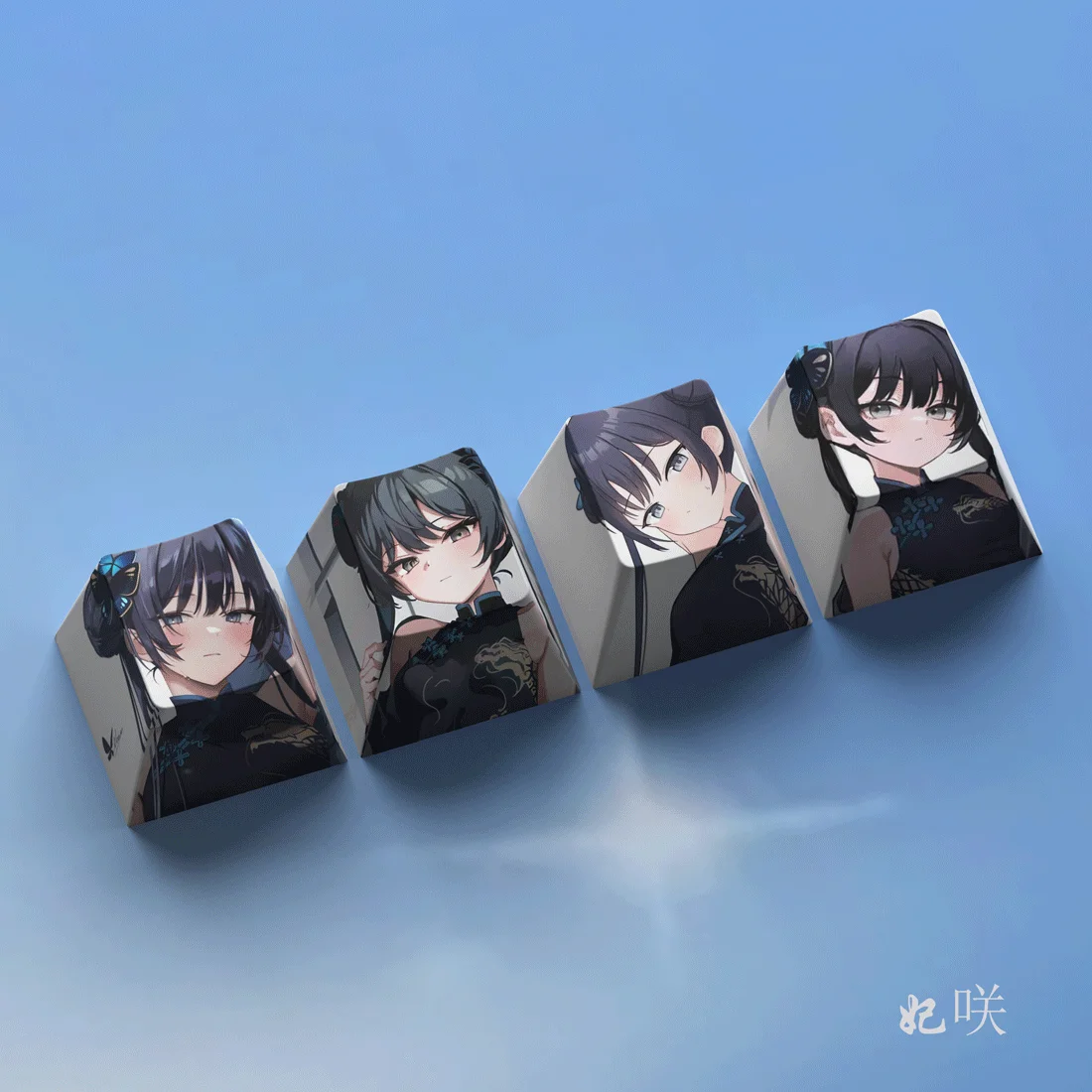 Аниме Синий Архив Takanasi Hosino Shirasu Azusa Мультфильм Симпатичная Niestandardowa Nical Клавиатура