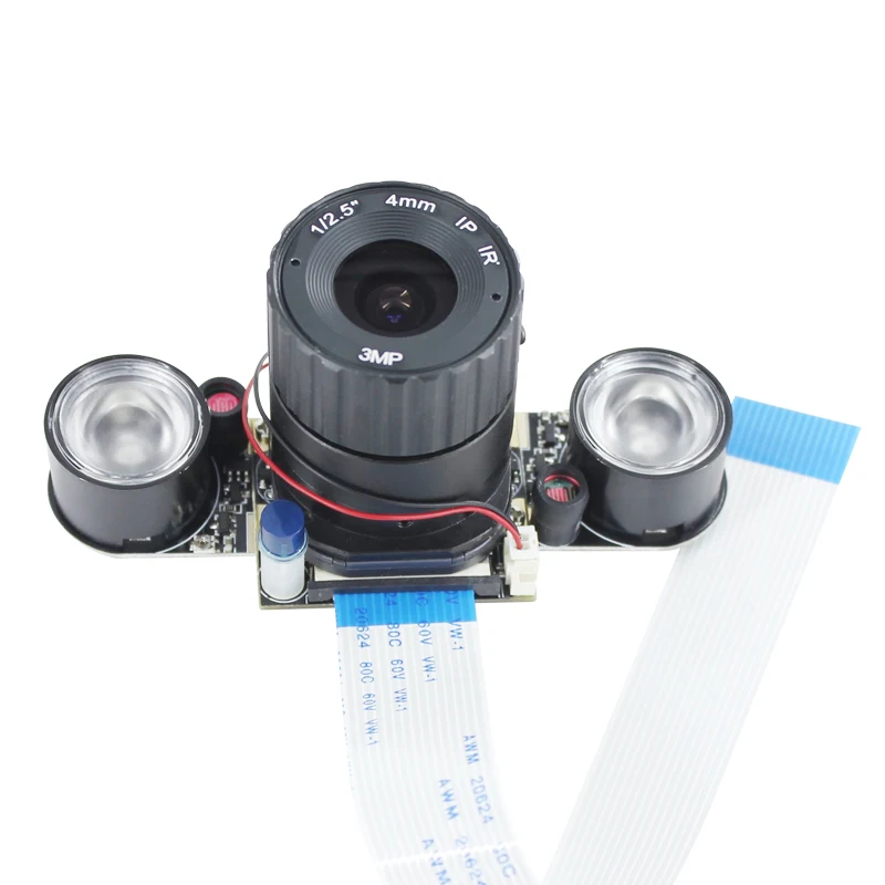 

5MP Automatic IR_CUT 4mm Big Lens Infrared night vison Raspberry pi Camera Module with IR 850 Lights