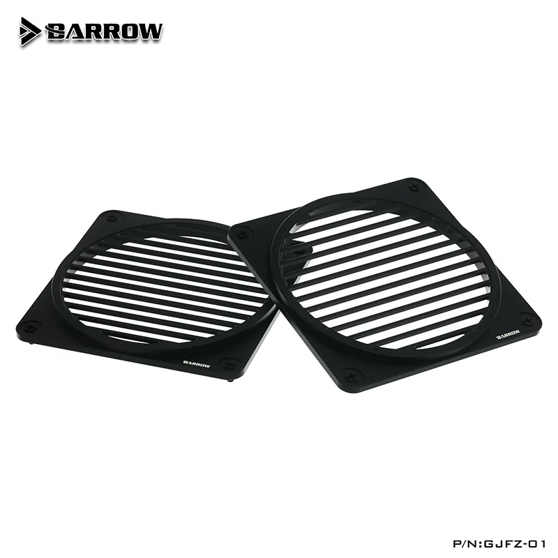 

BARROW Computer Case 12cm Fan Dust Cover,Aluminum Alloy Anti Dust Frame For Water,Air Cooling Radiator Cooler,GJFZ-01