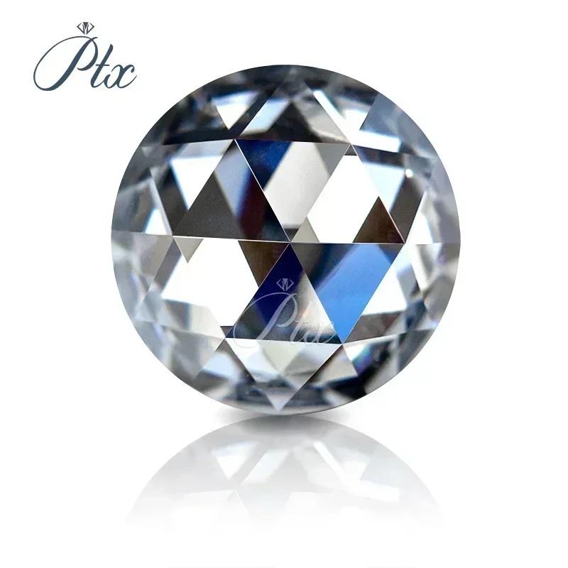 Лидер продаж круглый многоцветный муассанит VVS1 с плоским дном от 3 до 11 мм