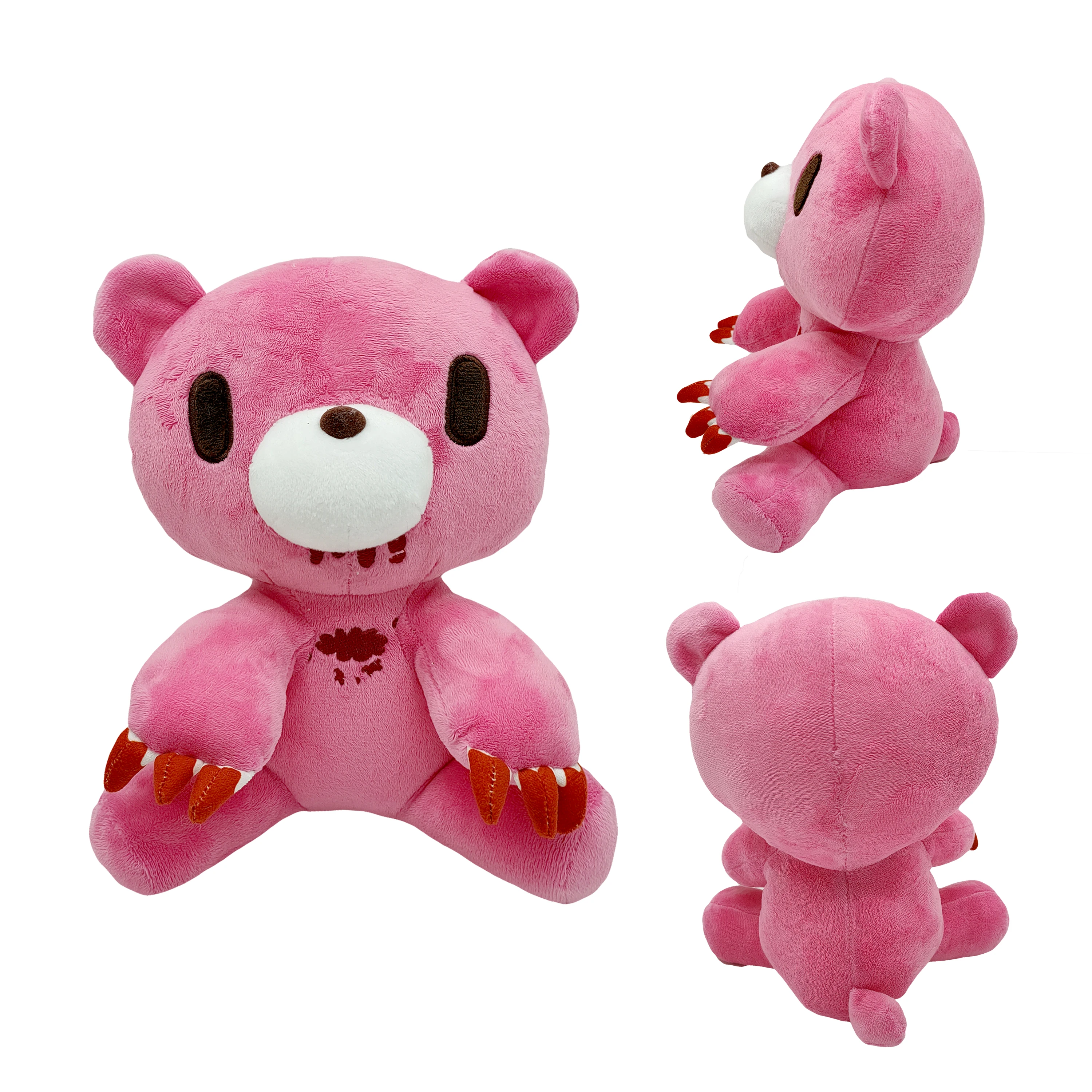

24cm Kawaii Gloomy Bear Gloomy Plush Toy Pink Violent Bear Plush Toy Doll Blood Powder Bear Doll Children's Gift Toys