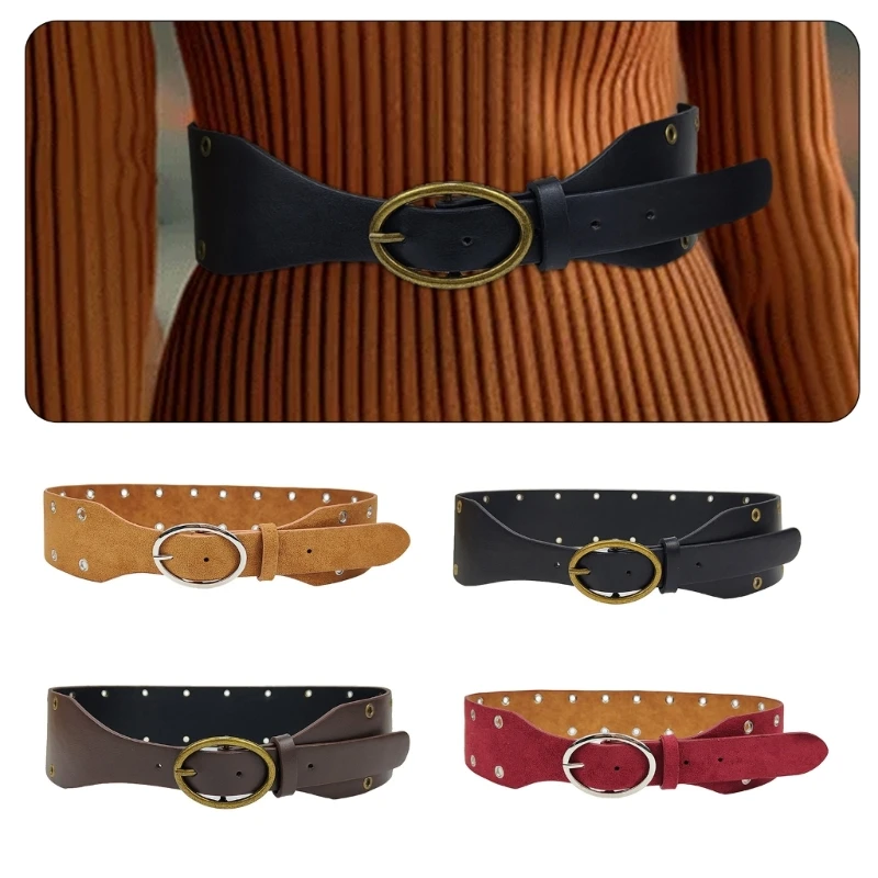 Регулируемый пояс-корсет эстетический пояс с металлической пряжкой для талии