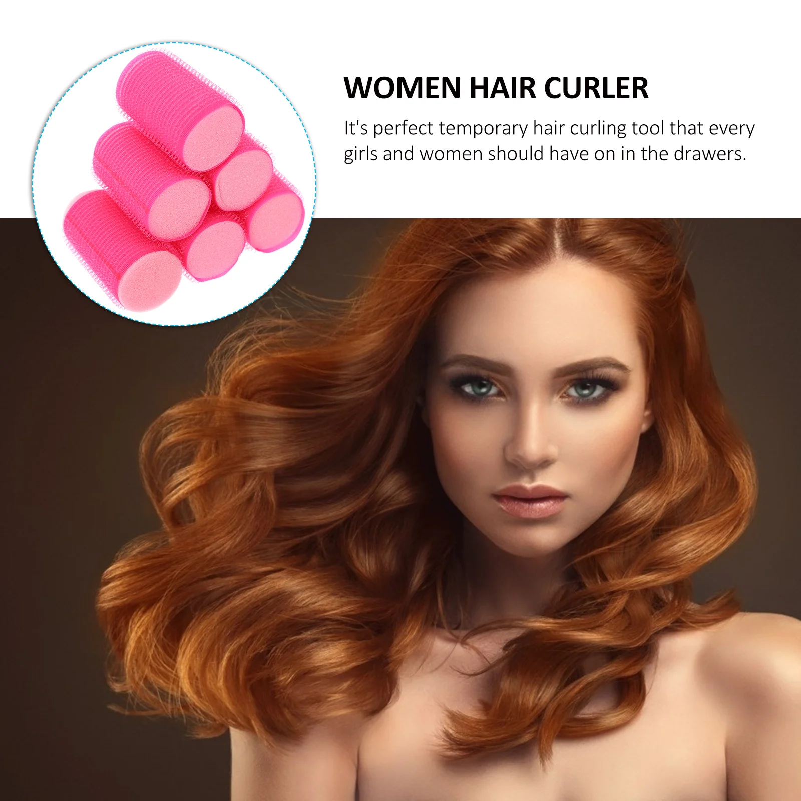 8 шт. самоклеящиеся ролики для завивки волос