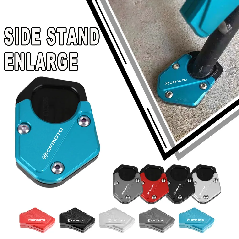 

24 FOR CFMOTO 450SR 450 SR 2022 2023 2024 Motorcycle Side Stand Enlarger Enlarge Plate Extension Pad Support Kickstand auxiliary