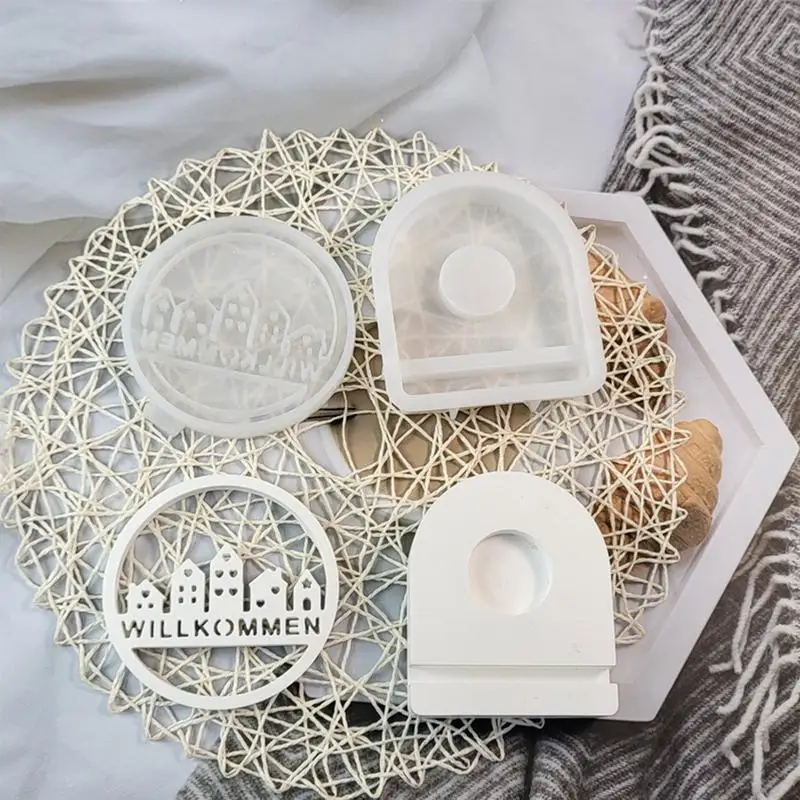 Форма для подсвечника силиконовые формы круглые поделки сделай сам форма литья