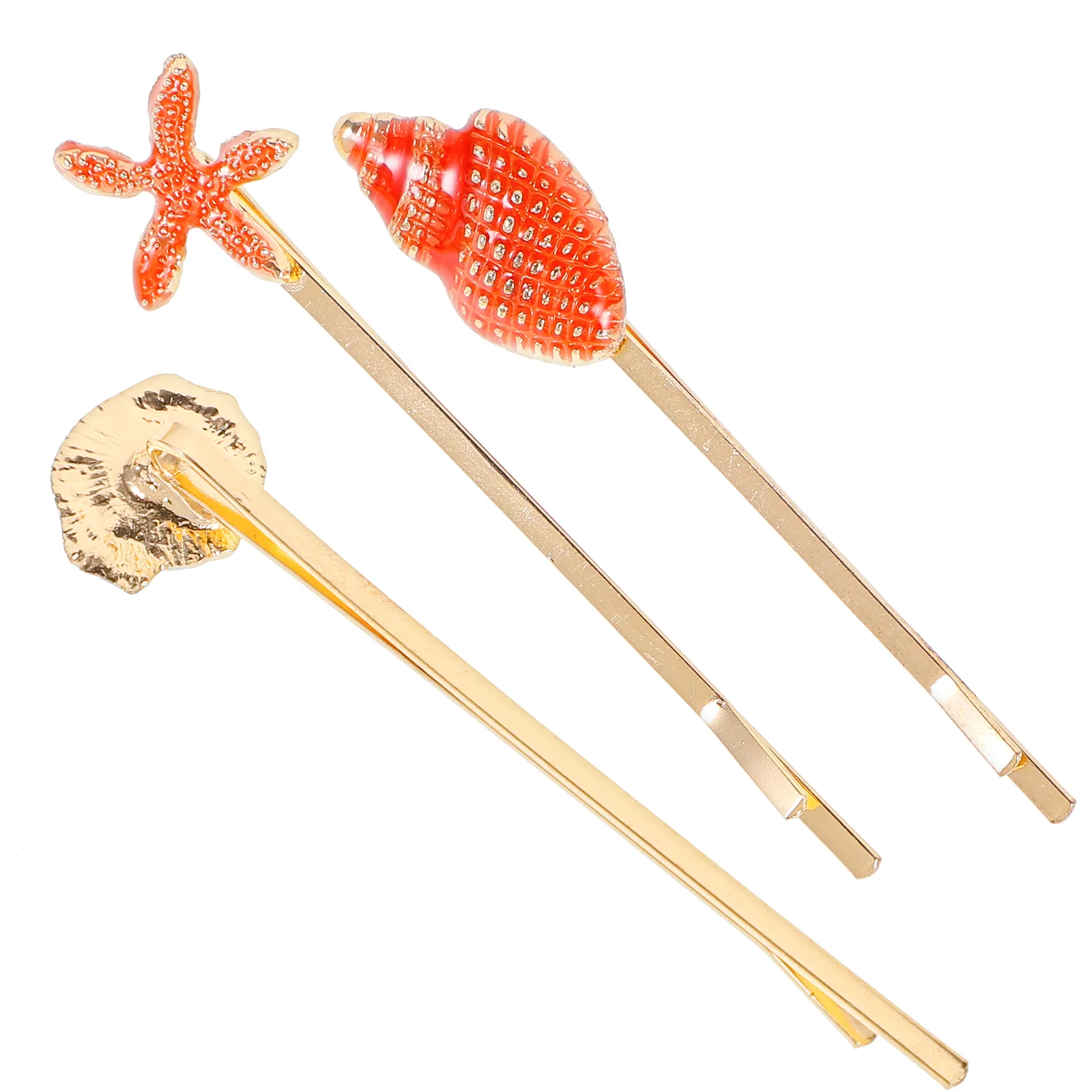 

3 Pcs Bang Clips Women Barrettes Bangs Hair Clip Shell Hair Clips Girl Hair Clips Hairpins Hair Women Cute Alloy Hairpins