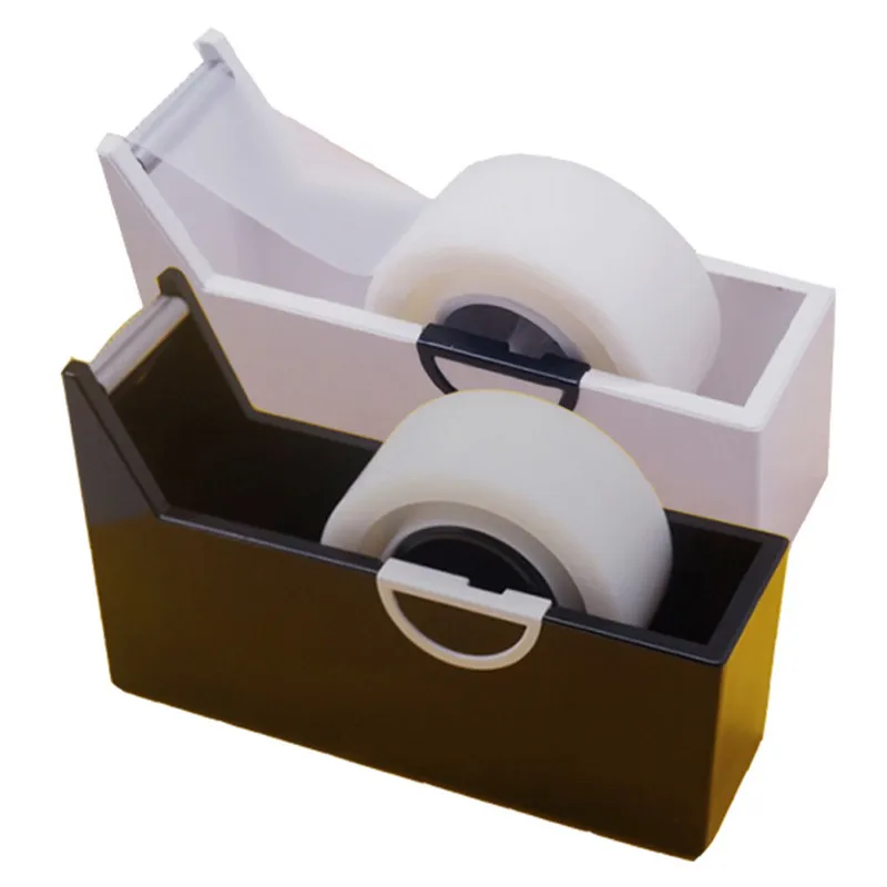 

Tape Desk Square Tape Black Seat Grafting Dispenser White Adhesive Holder Mini Office Washi Eyelash Machine Tool Paper Cutting