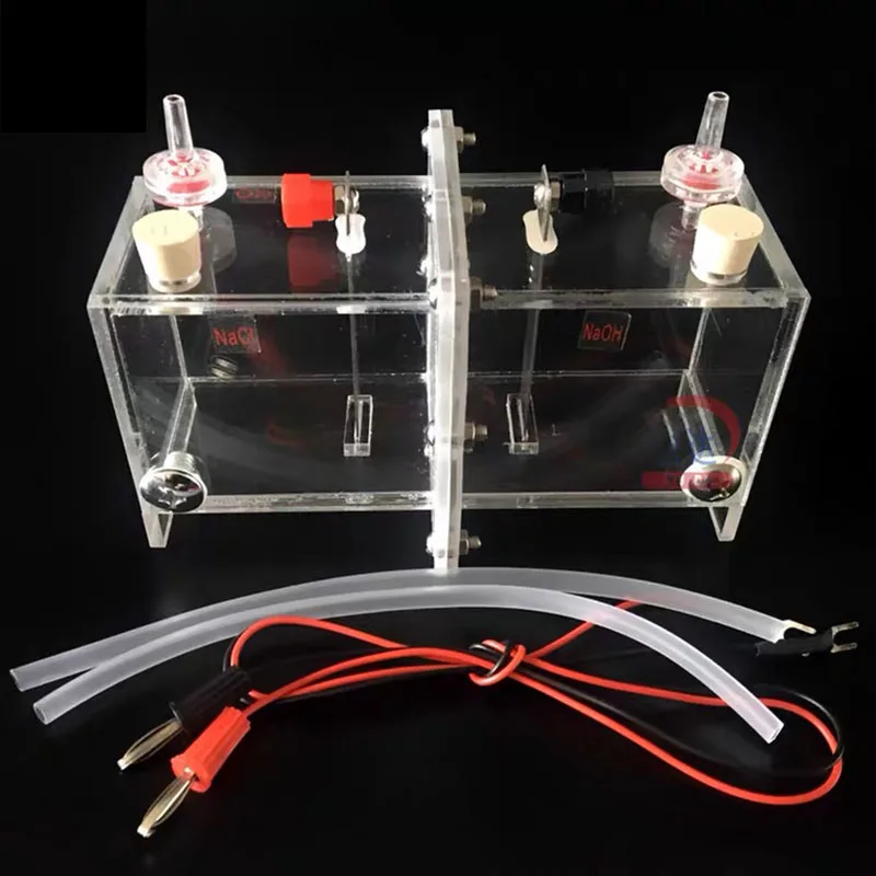 

26063 Electrolyzer Demonstrator Ion Exchange Membrane Without Platinum Electrode Chemistry Experiment Teaching Instrument NEW