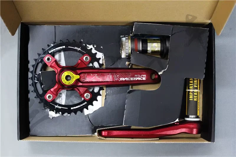 Шатуны RACEFACE Atlas FR красные DH шатуны 83BB 165 мм 170 175