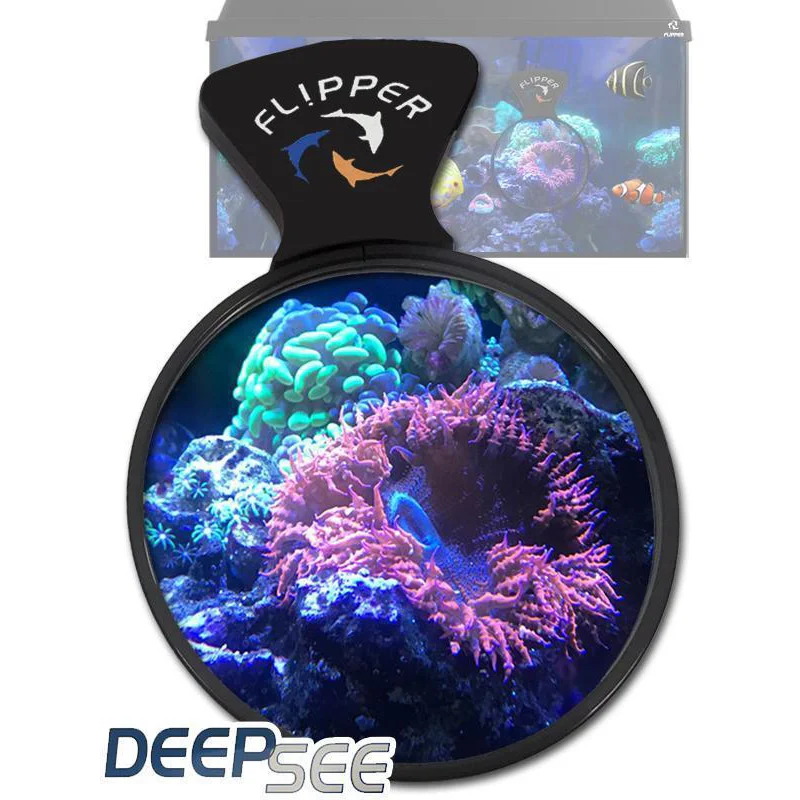 

Flipper DeepSee Magnified Viewer 3/4 Times Optical Magnification To Display Coral Fish Tank NANO STD MAX