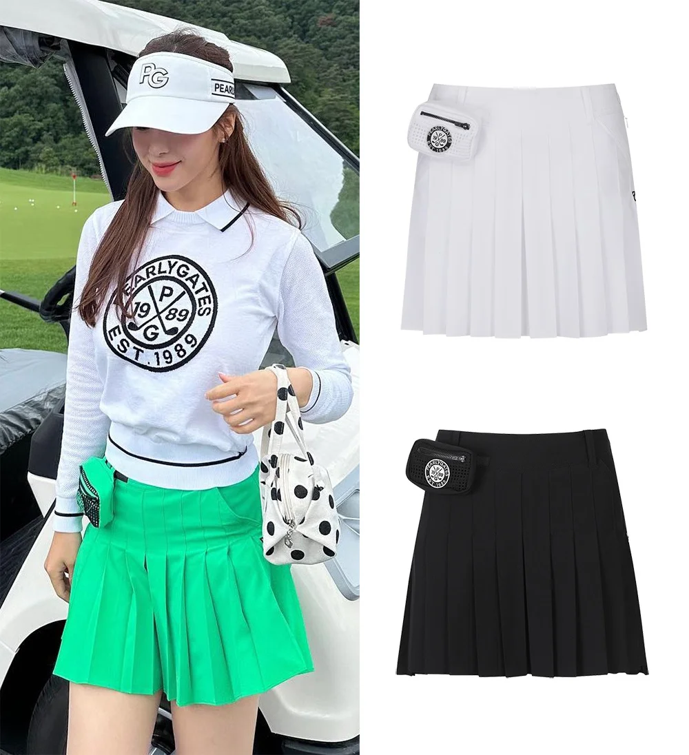 

WOMEN'S Golf Skirts Summer Pleated Skirt Fashion Ladies Half Length Skirt Paired with mini ball bag high quality Sports Skorts