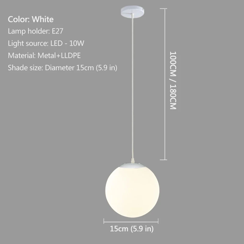 

Подвесной светильник WOMAKEJI, золотой/черный/белый, металл+LLDPE