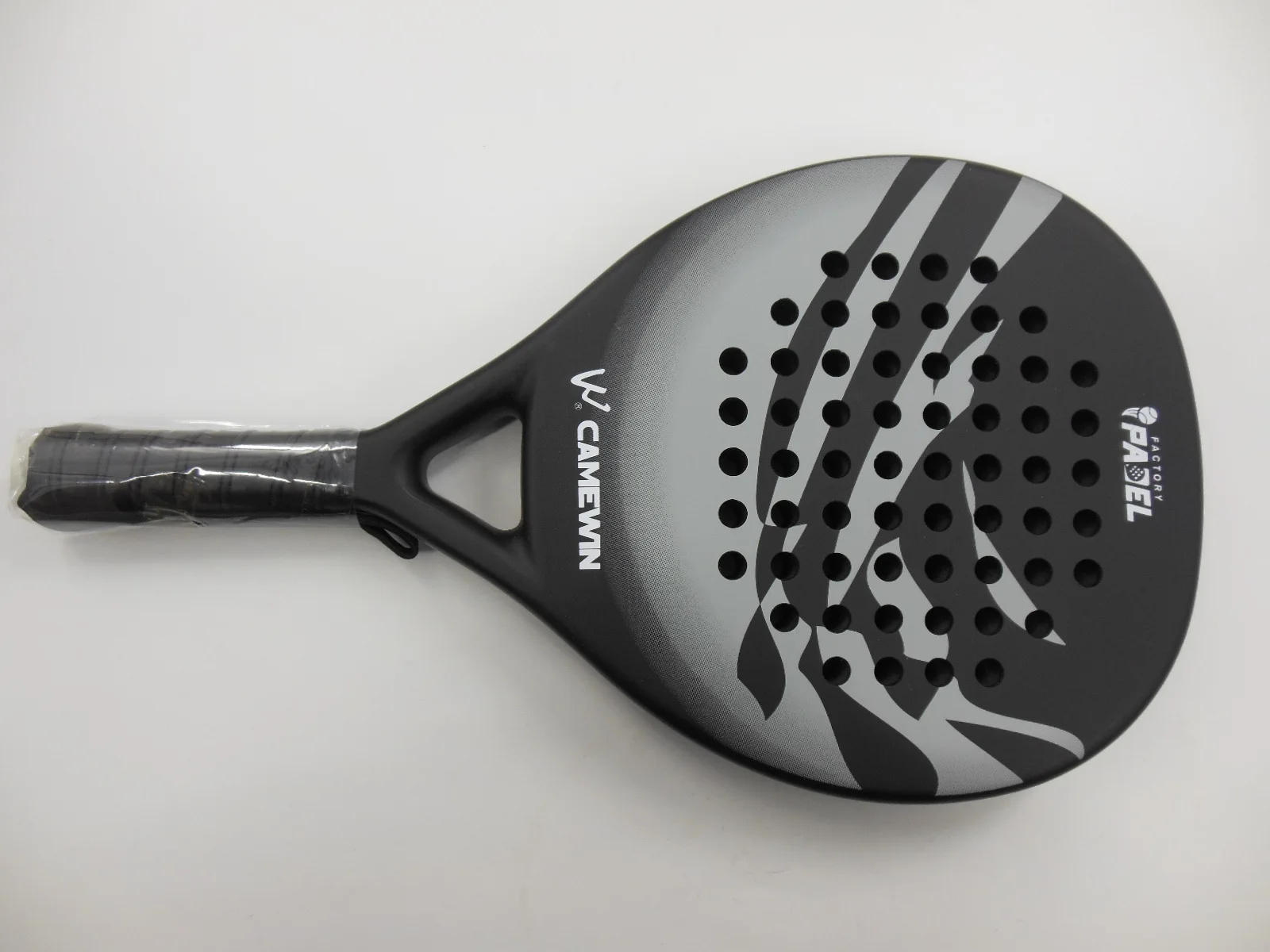 

3K Camewin Beach Tennis Racket Full Carbon Fiber Rough Surface With Cover Bag Send Overglue Gift For Adult Senior Player