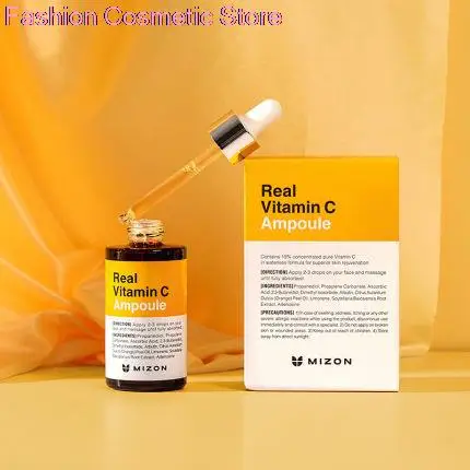 

MIZON Real Vitamin C Ampoule High Concentration Whitening, Anti-oxidation, Anti-spot And Pore Shrinkage Early C Late A 30ml