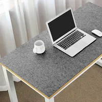 Large XXL Office Computer Desk Mat 100x50/120x60cm Table Keyboard Mouse Pad Wool Felt Laptop Cushion Non-slip Carpet Mousepad